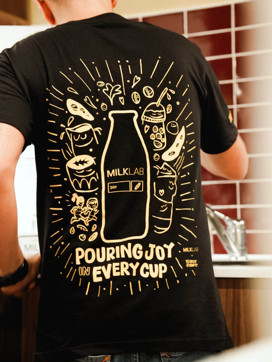 MILKLAB Black Joys of Soy Tshirt